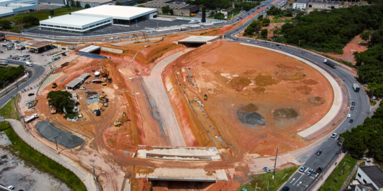 Rotatória do ó, Confira o andamento da obra em Laranjeiras-Serra