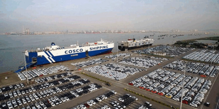 Vila Velha receberá 3 mil carros em viagem inaugural de novo navio chinês