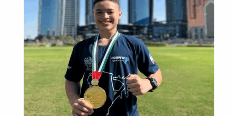 Davi Camponez participa do campeonato South America de Jiu-Jitsu