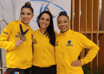 Com a capixaba Sofia Madeira, Brasil conquista o pódio pela 1ª vez na Copa do Mundo de Ginástica Rítmica
