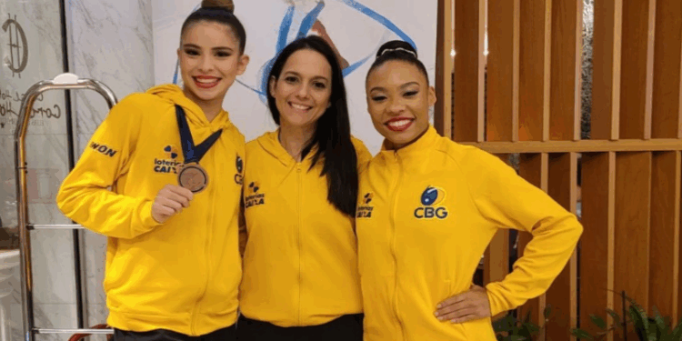 Com a capixaba Sofia Madeira, Brasil conquista o pódio pela 1ª vez na Copa do Mundo de Ginástica Rítmica