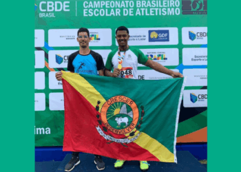 Aluno da Rede Estadual é ouro no Campeonato Brasileiro Escolar de Atletismo e concorre a vaga na etapa Mundial