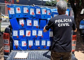 Comissão de Avaliação de documentos da Polícia Civil realizou a eliminação de 1.299 caixas de documentos que perderam a validade