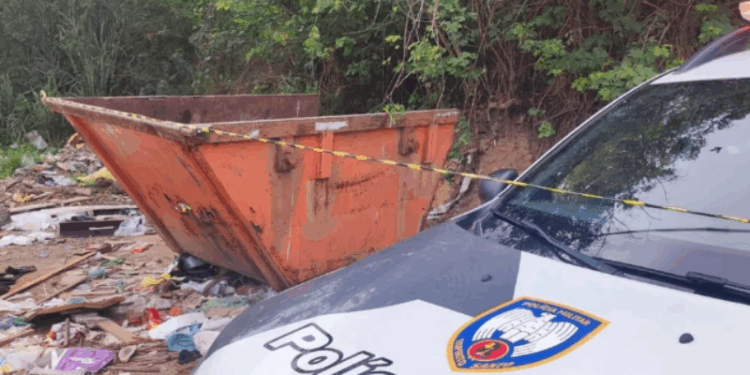 Adolescente é encontrado morto com tiro na cabeça dentro de caçamba de entulho