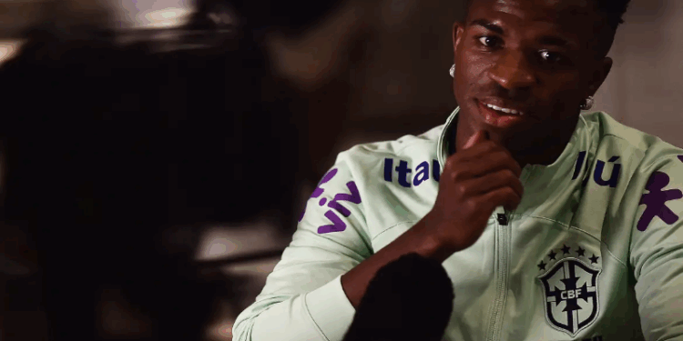 Ancelotti projeta “melhor versão” de Vinícius Júnior na Seleção