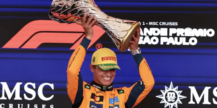 Fórmula 1: Lando Norris vence GP do Brasil e abre vantagem na ponta