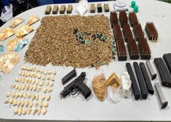 Polícia apreende 3 mil pinos de cocaína e mais de 800 munições em Vitória