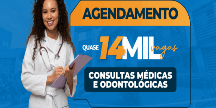 Abertas quase 14 mil vagas para consultas médicas e odontológicas