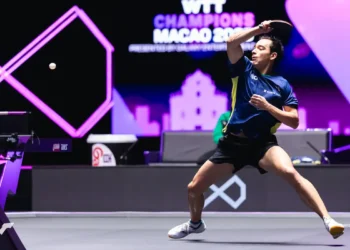 Hugo Calderano é vice-campeão do WTT Champions Macau