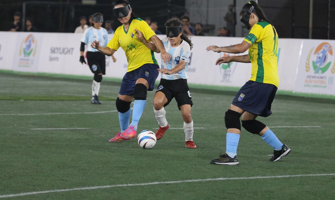 seleção feminina, futsal de cegas