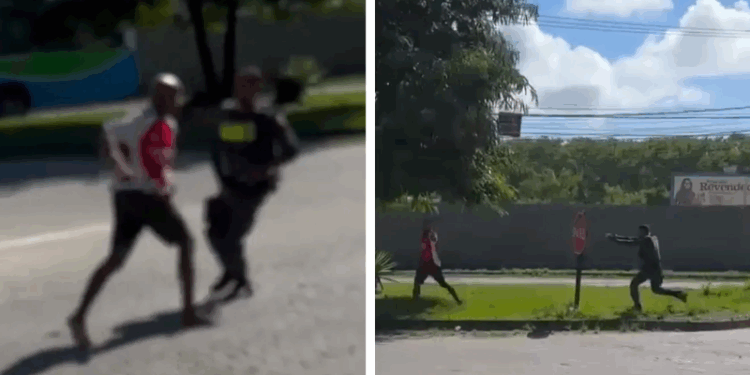 Passageiros tentam “pular roleta” de terminal e dão socos em PMs na Serra