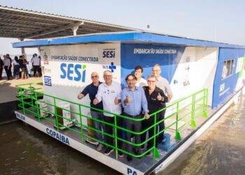 Embarcação SESI Saúde no Pará é integrada ao programa Agora Tem Especialistas