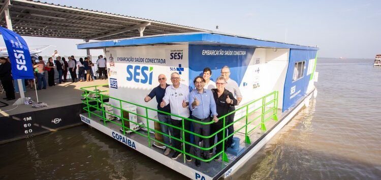 Embarcação SESI Saúde no Pará é integrada ao programa Agora Tem Especialistas