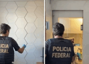 Influencer alvo de operação no ES tinha armário secreto em apartamento