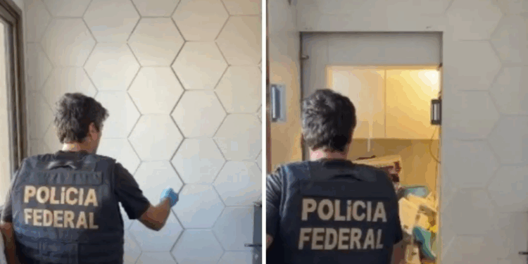 Influencer alvo de operação no ES tinha armário secreto em apartamento