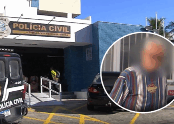 Idoso é preso após esfaquear a esposa e quase ser linchado na Serra