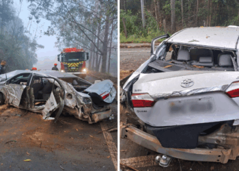 Motorista é preso em hospital após bater carro furtado no interior do ES