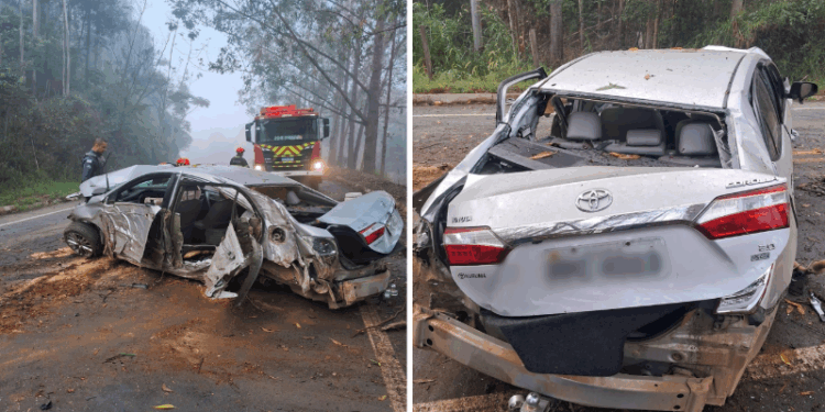 Motorista é preso em hospital após bater carro furtado no interior do ES