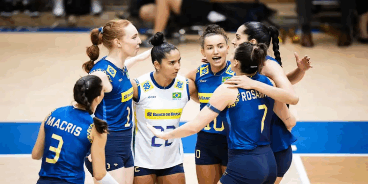 Brasil bate Bulgária e avança à fase final da Liga das Nações de Vôlei