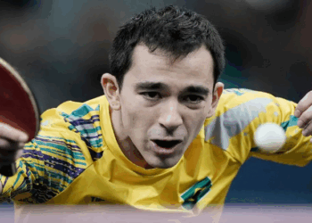 Calderano vence nigeriano de virada e vai às oitavas de Grand Smash