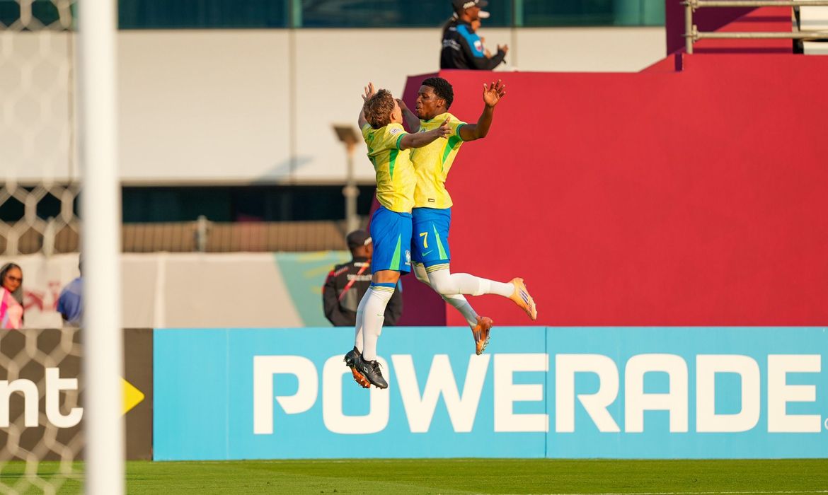 Brasil faz 7 a 0 em Honduras, na estreia do Mundial Sub-17, em 04/11/2025