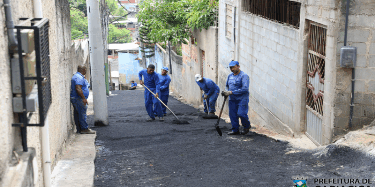 Prefeitura realiza recapeamento asfáltico em via de Sotema