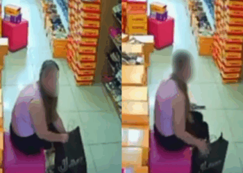 Mulher é presa suspeita de furtar sandálias em lojas da Glória