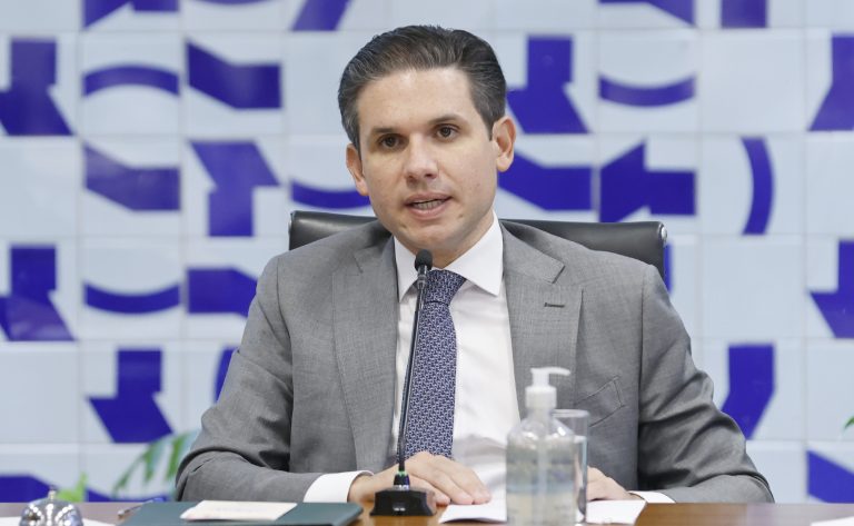 Reunião de Líderes. Presidente da Câmara dos Deputados, Hugo Motta (REPUBLICANOS - PB)