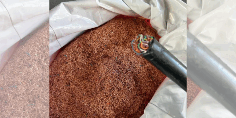 Polícia apreende 290 quilos de fios de cobre em operação na Serra