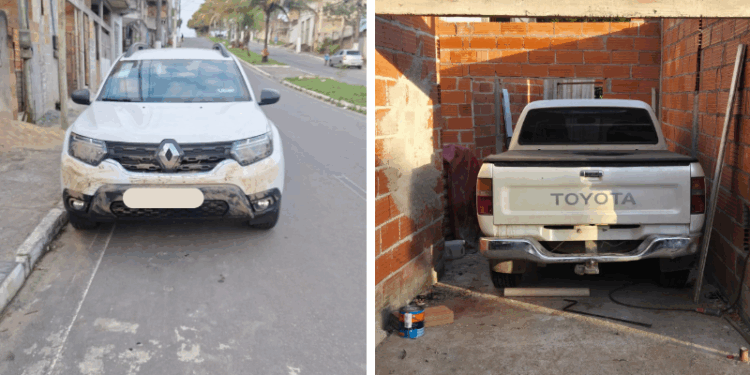 Pai e filho são presos suspeitos de furtarem carros antigos na Serra