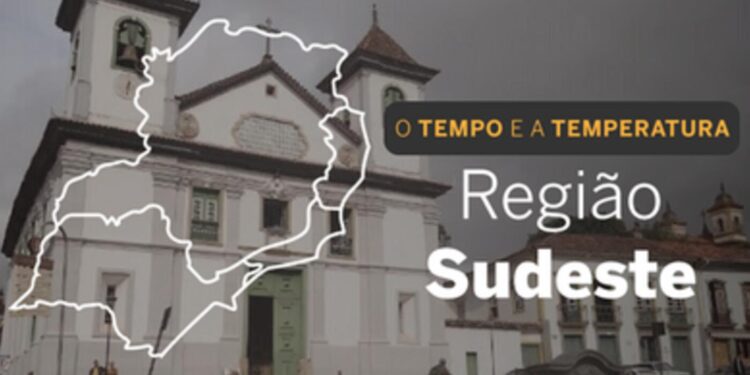 PREVISÃO DO TEMPO: domingo (14) com chuvas em alguns estados do Sudeste