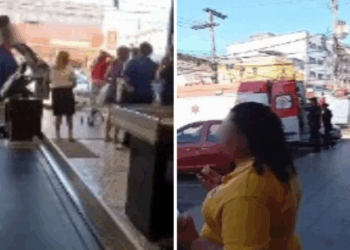 Homem invade supermercado na Glória e polícia é acionada