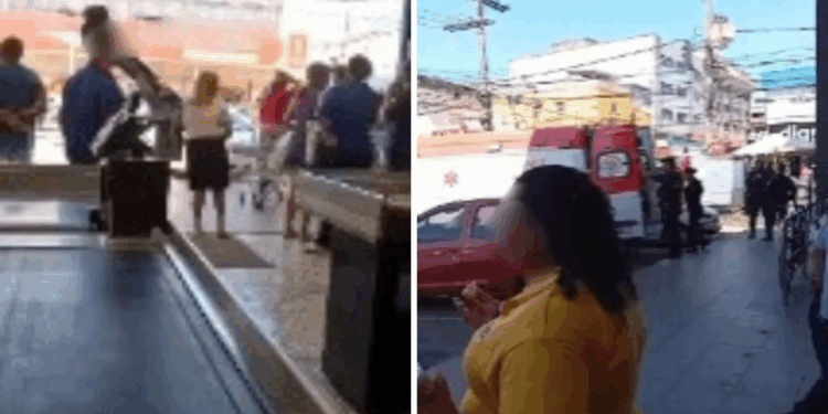 Homem invade supermercado na Glória e polícia é acionada