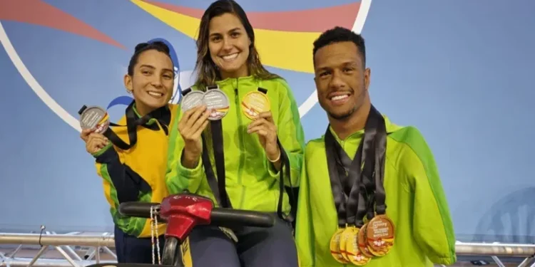 Mari Gesteira conquista três medalhas no World Series em Barcelona, na Espanha