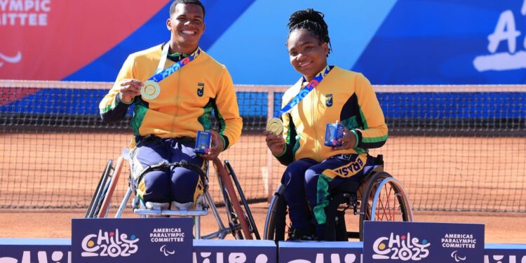 Tênis em cadeira de rodas do Brasil soma 3 ouros no Parapan de Jovens