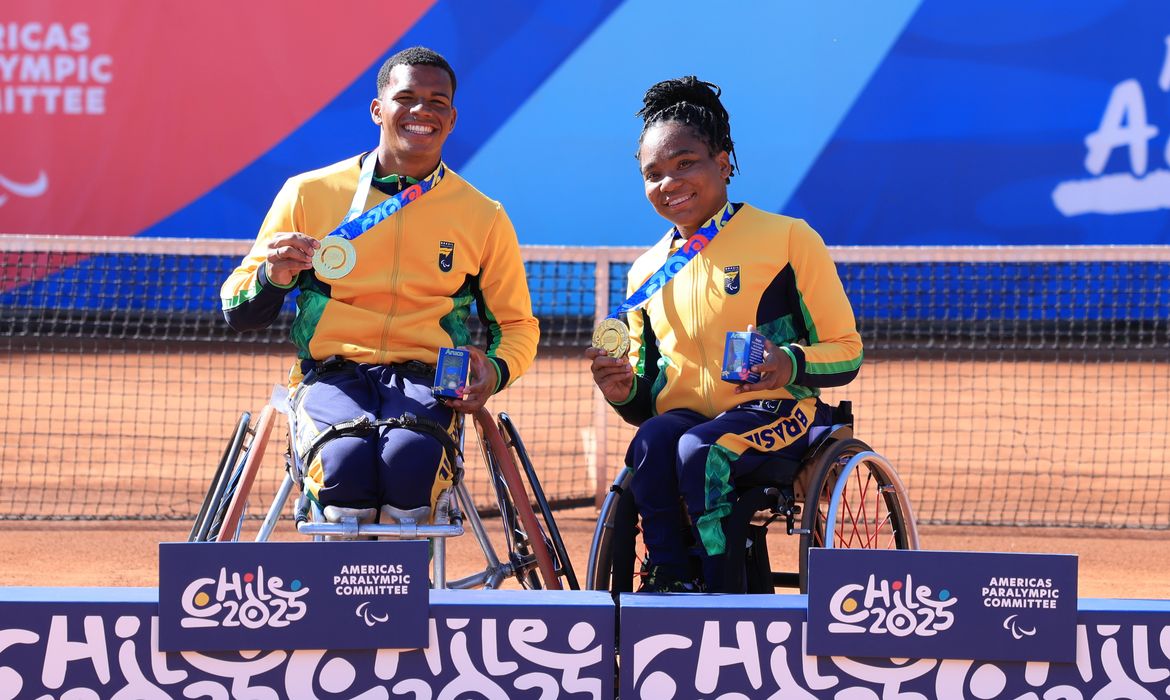 VITÓRIA MIRANDA, LUIZ CALIXTO, Parapan de Jovens, tênis em cadeira de rodas