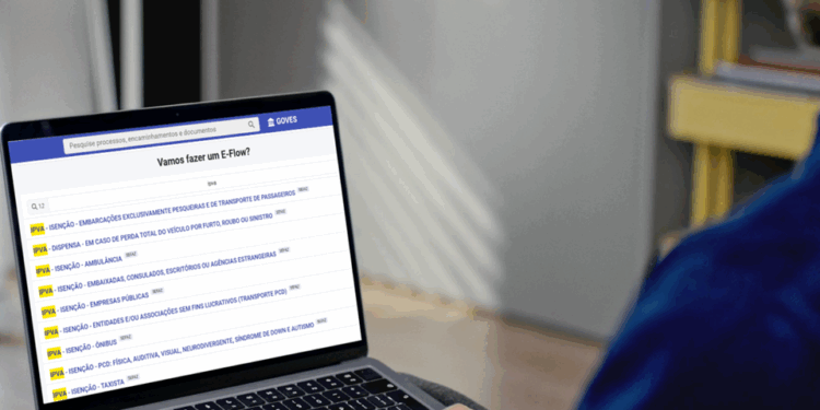 Sefaz passa a receber pedidos de isenção de ICMS e IPVA exclusivamente pelo E-Flow