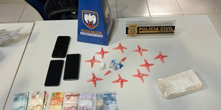 Ação integrada prende dois homens por tráfico de drogas em Conceição do Castelo