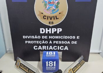 DHPP de Cariacica captura investigado por homicídio e apreende arma de fogo no bairro Antônio Ferreira Borges
