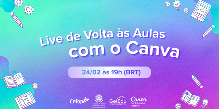 Sedu promove live formativa para apoiar planejamento pedagógico com uso do Canva Educação