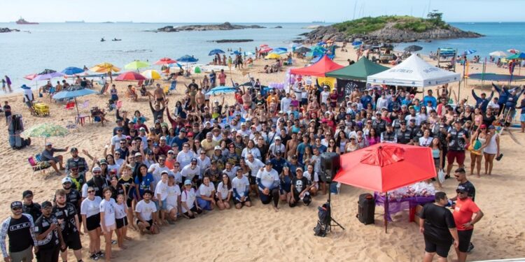 Sesa promove remada solidária para conscientização do Cuidado Paliativo no tratamento do câncer infantojuvenil