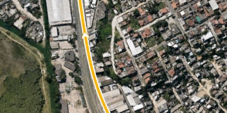Obras do Expresso GV avançam com desvio de tráfego para pista de concreto na Avenida Carlos Lindenberg