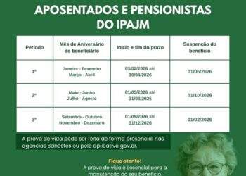 Recadastramento obrigatório do IPAJM: aposentados e pensionistas com prova de vida pendente devem regularizar situação