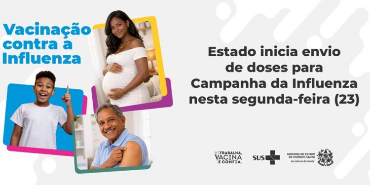 Estado inicia envio de doses para Campanha da Influenza nesta segunda-feira (23)