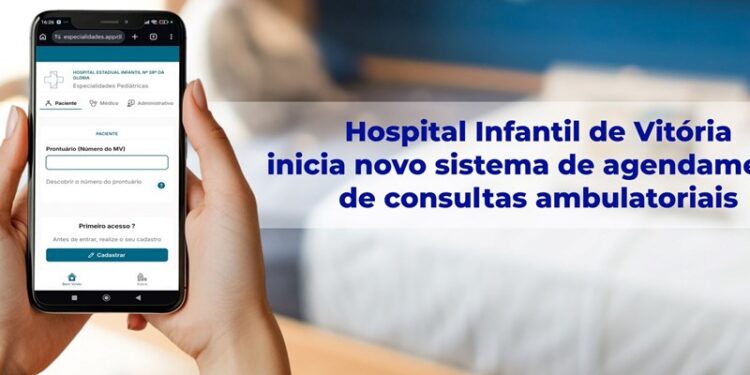 Hospital Infantil de Vitória inicia novo sistema de agendamento de consultas ambulatoriais