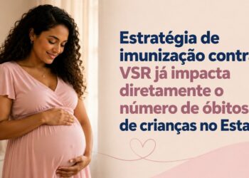Estratégia de imunização contra VSR já impacta diretamente o número de óbitos de crianças no Estado