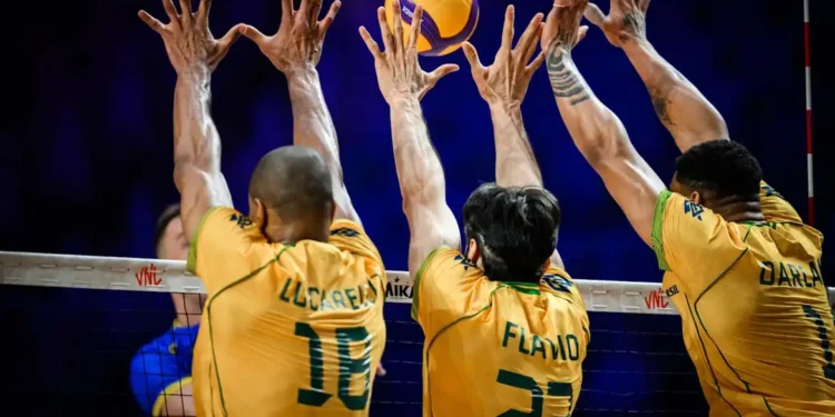 Brasil pega Itália atrás de reabilitação na Liga das Nações de vôlei