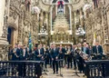 Concerto de banda em igreja no Rio chama atenção para encontro mundial