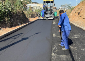 Nova Brasília ganha pavimentação em três ruas e câmera para coibir descarte irregular de lixo