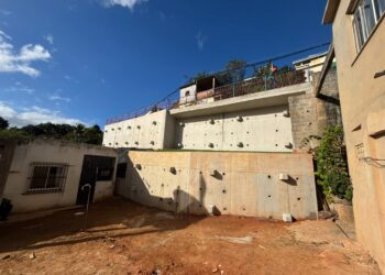 Concluída obra do muro de contenção em Porto Novo